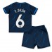 Chelsea Thiago Silva #6 Babykleding Uitshirt Kinderen 2023-24 Korte Mouwen (+ korte broeken)